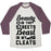 Virgin Teez  Baseball Tee Unisex Tri-Blend Baseball Tee / small / Oatmeal / Maroon BEAUTY IN THE STREETS & A BEAST IN MY CLEATS SOCCER UNISEX TRI-BLEND BASEBALL TEE
