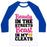 Virgin Teez  Baseball Tee Unisex Classic Baseball Tee / x-small / White/Blue BEAUTY IN THE STREETS BEAST IN MY CLEATS UNISEX CLASSIC BASEBALL TEE