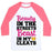 Virgin Teez  Baseball Tee Unisex Classic Baseball Tee / x-small / White/Neon Pink BEAUTY IN THE STREETS BEAST IN MY CLEATS UNISEX CLASSIC BASEBALL TEE