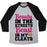 Virgin Teez  Baseball Tee Unisex Tri-Blend Baseball Tee / small / Athletic Gray / Black BEAUTY IN THE STREETS BEAST IN MY CLEATS UNISEX TRI-BLEND BASEBALL TEE