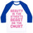 Virgin Teez  Baseball Tee Unisex Classic Baseball Tee / x-small / White/Blue BEAUTY IN THE STREETS BEAST ON THE COURT UNISEX CLASSIC BASEBALL TEE