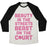 Virgin Teez  Baseball Tee Unisex Tri-Blend Baseball Tee / small / Oatmeal / Black BEAUTY IN THE STREETS BEAST ON THE COURT UNISEX TRI-BLEND BASEBALL TEE