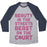 Virgin Teez  Baseball Tee Unisex Tri-Blend Baseball Tee / small / Athletic Gray / Navy BEAUTY IN THE STREETS BEAST ON THE COURT UNISEX TRI-BLEND BASEBALL TEE
