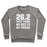 Virgin Teez  Pullover Crewneck Sweatshirt / x-small / Heathered Gray BED TO FRIDGE CREWNECK SWEATSHIRT