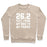 Virgin Teez  Pullover Crewneck Sweatshirt / x-small / Heathered Oatmeal BED TO FRIDGE CREWNECK SWEATSHIRT