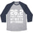 Virgin Teez  Baseball Tee Unisex Tri-Blend Baseball Tee / small / Athletic Gray / Navy BED TO FRIDGE UNISEX TRI-BLEND BASEBALL TEE