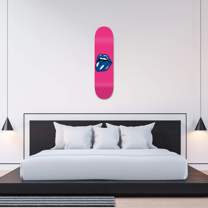 Lips Pink Skateboard