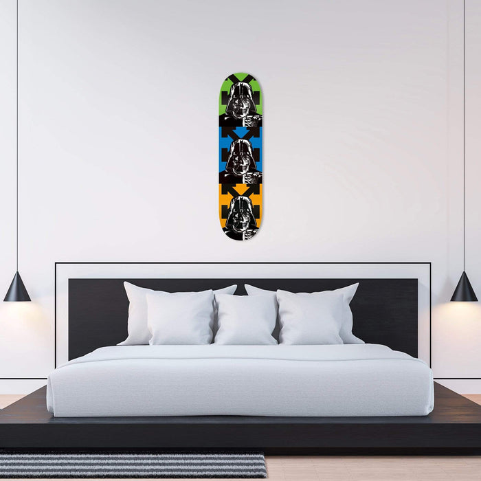 Space OFF Blue Skateboard