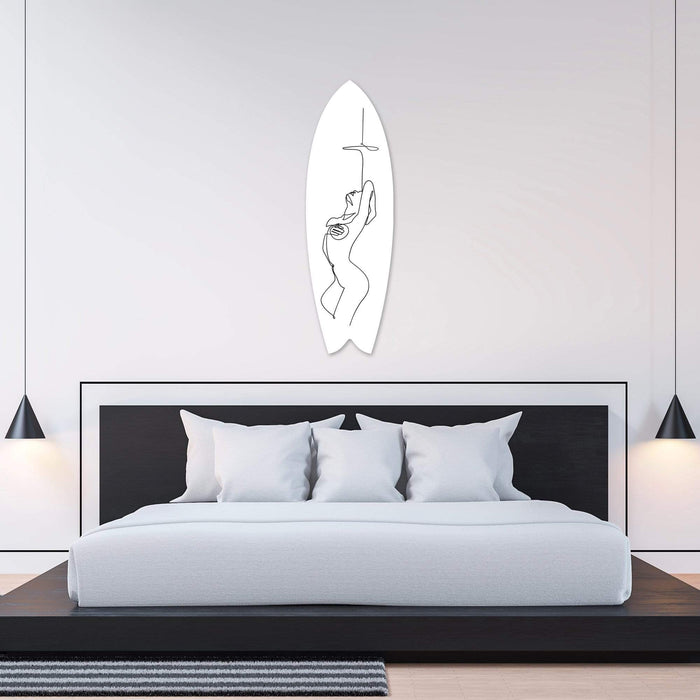 Sensual Nude Surfboard
