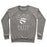 Virgin Teez  Pullover Crewneck Sweatshirt / x-small / Heathered Gray BEEFY CREWNECK SWEATSHIRT