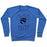 Virgin Teez  Pullover Crewneck Sweatshirt / x-small / Heathered Blue BEEFY CREWNECK SWEATSHIRT