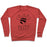 Virgin Teez  Pullover Crewneck Sweatshirt / x-small / Heathered Red BEEFY CREWNECK SWEATSHIRT