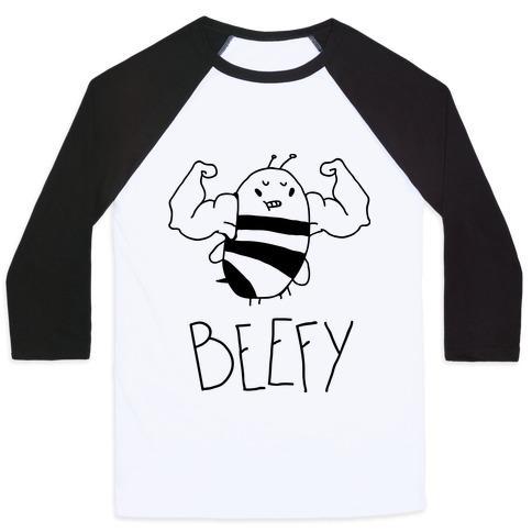 Virgin Teez  Baseball Tee Unisex Classic Baseball Tee / x-small / White/Black BEEFY UNISEX CLASSIC BASEBALL TEE