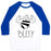 Virgin Teez  Baseball Tee Unisex Classic Baseball Tee / x-small / White/Blue BEEFY UNISEX CLASSIC BASEBALL TEE