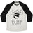 Virgin Teez  Baseball Tee Unisex Tri-Blend Baseball Tee / small / Oatmeal / Black BEEFY UNISEX TRI-BLEND BASEBALL TEE