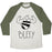 Virgin Teez  Baseball Tee Unisex Tri-Blend Baseball Tee / small / Oatmeal / Moss BEEFY UNISEX TRI-BLEND BASEBALL TEE
