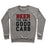 Virgin Teez  Pullover Crewneck Sweatshirt / x-small / Heathered Gray BEER: THE ONLY GOOD CARB CREWNECK SWEATSHIRT