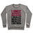 Virgin Teez  Pullover Crewneck Sweatshirt / x-small / Heathered Gray BEER WORKOUT CREWNECK SWEATSHIRT