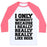 Virgin Teez  Baseball Tee Unisex Classic Baseball Tee / x-small / White/Neon Pink BEER WORKOUT UNISEX CLASSIC BASEBALL TEE