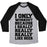 Virgin Teez  Baseball Tee Unisex Tri-Blend Baseball Tee / small / Athletic Gray / Black BEER WORKOUT UNISEX TRI-BLEND BASEBALL TEE