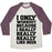 Virgin Teez  Baseball Tee Unisex Tri-Blend Baseball Tee / small / Oatmeal / Maroon BEER WORKOUT UNISEX TRI-BLEND BASEBALL TEE