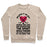 Virgin Teez  Pullover Crewneck Sweatshirt / x-small / Heathered Oatmeal BELIEVE IT OR NOT WOMEN CAN LOVE AND UNDERSTAND HOCKEY CREWNECK SWEATSHIRT