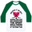 Virgin Teez  Baseball Tee Unisex Classic Baseball Tee / x-small / White/Dark Green BELIEVE IT OR NOT WOMEN CAN LOVE AND UNDERSTAND HOCKEY UNISEX CLASSIC BASEBALL TEE