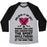 Virgin Teez  Baseball Tee Unisex Tri-Blend Baseball Tee / small / Athletic Gray / Black BELIEVE IT OR NOT WOMEN CAN LOVE AND UNDERSTAND HOCKEY UNISEX TRI-BLEND BASEBALL TEE