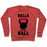 Virgin Teez  Pullover Crewneck Sweatshirt / x-small / Heathered Red BELLE OF THE BALL CREWNECK SWEATSHIRT