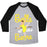 Virgin Teez  Baseball Tee Unisex Tri-Blend Baseball Tee / small / Athletic Gray / Black BELLE OF THE BARRE UNISEX TRI-BLEND BASEBALL TEE