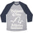 Virgin Teez  Baseball Tee Unisex Tri-Blend Baseball Tee / small / Athletic Gray / Navy BELMONT CLAN ATHLETICS UNISEX TRI-BLEND BASEBALL TEE