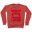 Virgin Teez  Pullover Crewneck Sweatshirt / x-small / Heathered Red BENCH NOW, BRUNCH LATER CREWNECK SWEATSHIRT