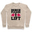 Virgin Teez  Pullover Crewneck Sweatshirt / x-small / Heathered Oatmeal BENCH PLEASE, I LIFT CREWNECK SWEATSHIRT