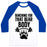 Virgin Teez  Baseball Tee Unisex Classic Baseball Tee / x-small / White/Blue BENCHING FOR THAT BEAR BODY UNISEX CLASSIC BASEBALL TEE