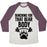 Virgin Teez  Baseball Tee Unisex Tri-Blend Baseball Tee / small / Oatmeal / Maroon BENCHING FOR THAT BEAR BODY UNISEX TRI-BLEND BASEBALL TEE