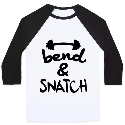 Virgin Teez  Baseball Tee Unisex Classic Baseball Tee / x-small / White/Black BEND AND SNATCH UNISEX CLASSIC BASEBALL TEE