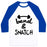 Virgin Teez  Baseball Tee Unisex Classic Baseball Tee / x-small / White/Blue BEND AND SNATCH UNISEX CLASSIC BASEBALL TEE