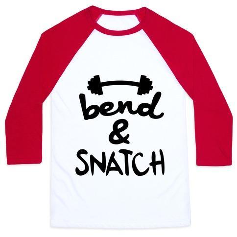Virgin Teez  Baseball Tee Unisex Classic Baseball Tee / x-small / White/Red BEND AND SNATCH UNISEX CLASSIC BASEBALL TEE