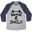 Virgin Teez  Baseball Tee Unisex Tri-Blend Baseball Tee / small / Athletic Gray / Navy BEND AND SNATCH UNISEX TRI-BLEND BASEBALL TEE