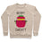 Virgin Teez  Pullover Crewneck Sweatshirt / x-small / Heathered Oatmeal BERRY SWEATY CREWNECK SWEATSHIRT