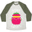 Virgin Teez  Baseball Tee Unisex Tri-Blend Baseball Tee / small / Oatmeal / Moss BERRY SWEATY UNISEX TRI-BLEND BASEBALL TEE