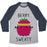 Virgin Teez  Baseball Tee Unisex Tri-Blend Baseball Tee / small / Athletic Gray / Navy BERRY SWEATY UNISEX TRI-BLEND BASEBALL TEE