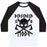 Virgin Teez  Baseball Tee Unisex Classic Baseball Tee / x-small / White/Black BERSERKER MODE UNISEX CLASSIC BASEBALL TEE