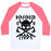 Virgin Teez  Baseball Tee Unisex Classic Baseball Tee / x-small / White/Neon Pink BERSERKER MODE UNISEX CLASSIC BASEBALL TEE