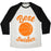 Virgin Teez  Baseball Tee Unisex Tri-Blend Baseball Tee / small / Oatmeal / Black BEST SWISHES UNISEX TRI-BLEND BASEBALL TEE