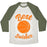 Virgin Teez  Baseball Tee Unisex Tri-Blend Baseball Tee / small / Oatmeal / Moss BEST SWISHES UNISEX TRI-BLEND BASEBALL TEE