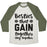 Virgin Teez  Baseball Tee Unisex Tri-Blend Baseball Tee / small / Oatmeal / Moss BESTIES THAT GAIN TOGETHER STAY TOGETHER UNISEX TRI-BLEND BASEBALL TEE
