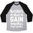 Virgin Teez  Baseball Tee Unisex Tri-Blend Baseball Tee / small / Athletic Gray / Black BESTIES THAT GAIN TOGETHER STAY TOGETHER UNISEX TRI-BLEND BASEBALL TEE