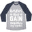 Virgin Teez  Baseball Tee Unisex Tri-Blend Baseball Tee / small / Athletic Gray / Navy BESTIES THAT GAIN TOGETHER STAY TOGETHER UNISEX TRI-BLEND BASEBALL TEE