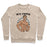 Virgin Teez  Pullover Crewneck Sweatshirt / x-small / Heathered Oatmeal BETO O'RIPPED CREWNECK SWEATSHIRT